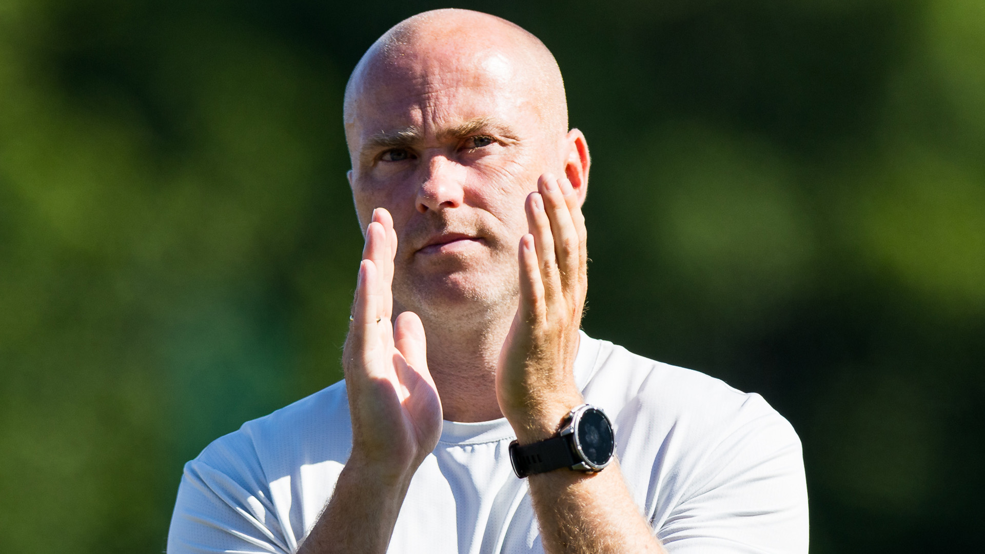 Jens Berthel Askou reacts to Clyde draw