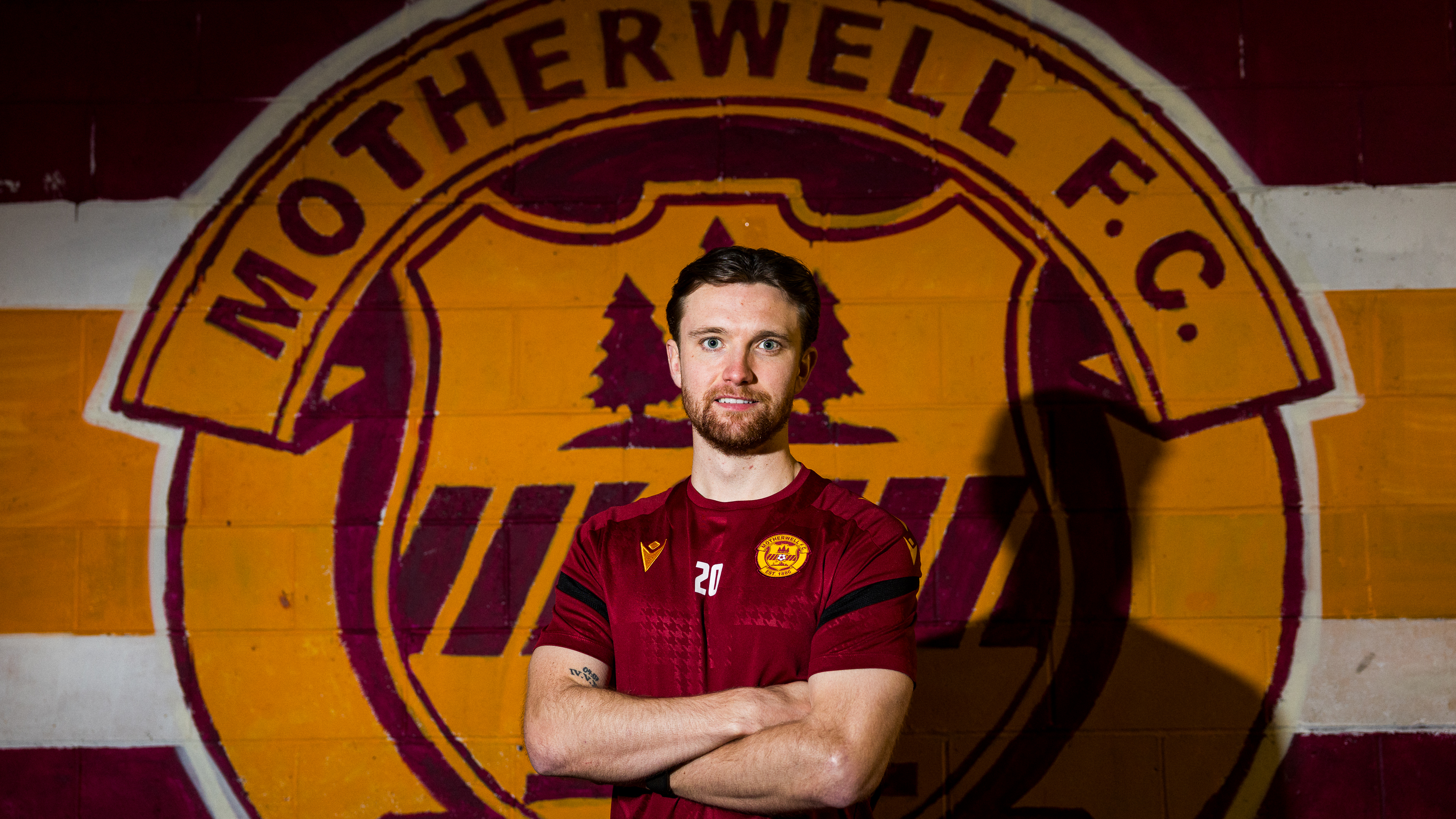 Elliot Watt ahead of Aberdeen