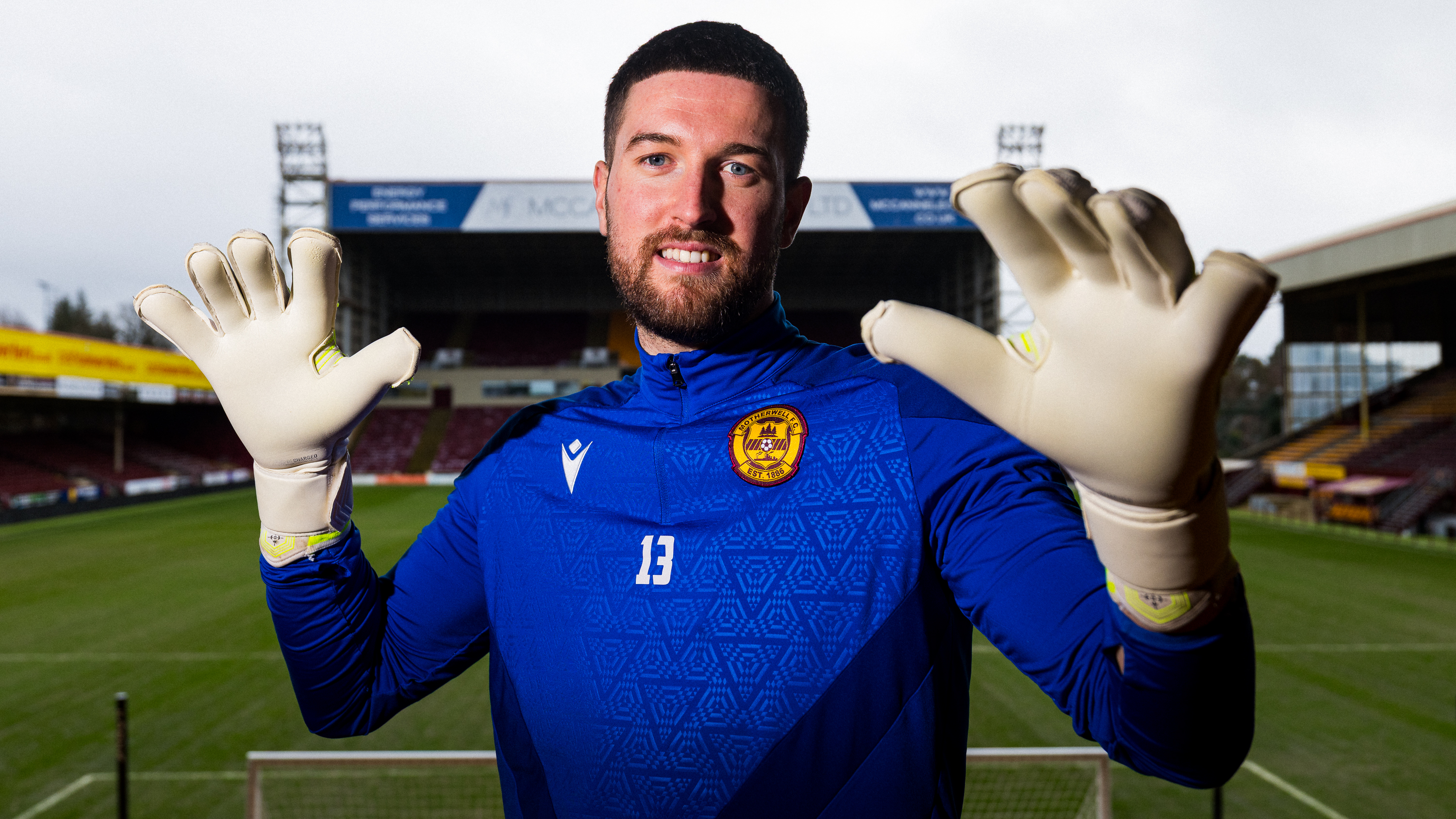 Calum Ward ahead of Dundee United