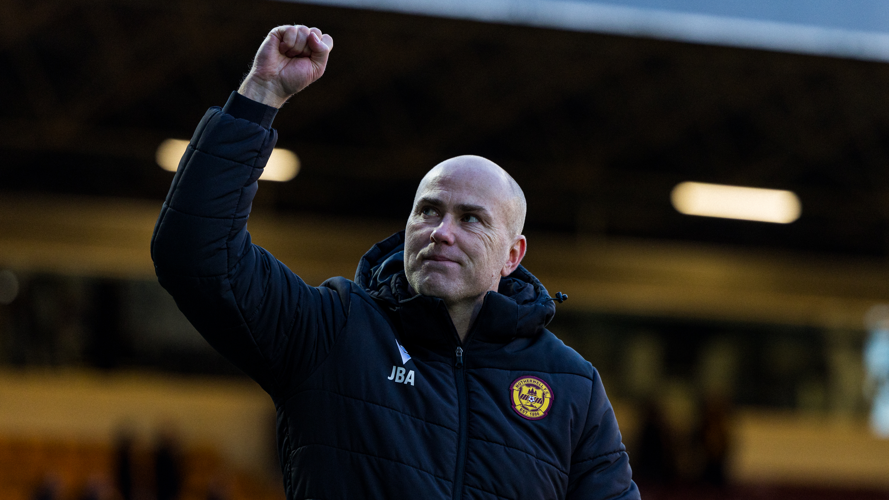 Jens Berthel Askou reacts to Dundee United game